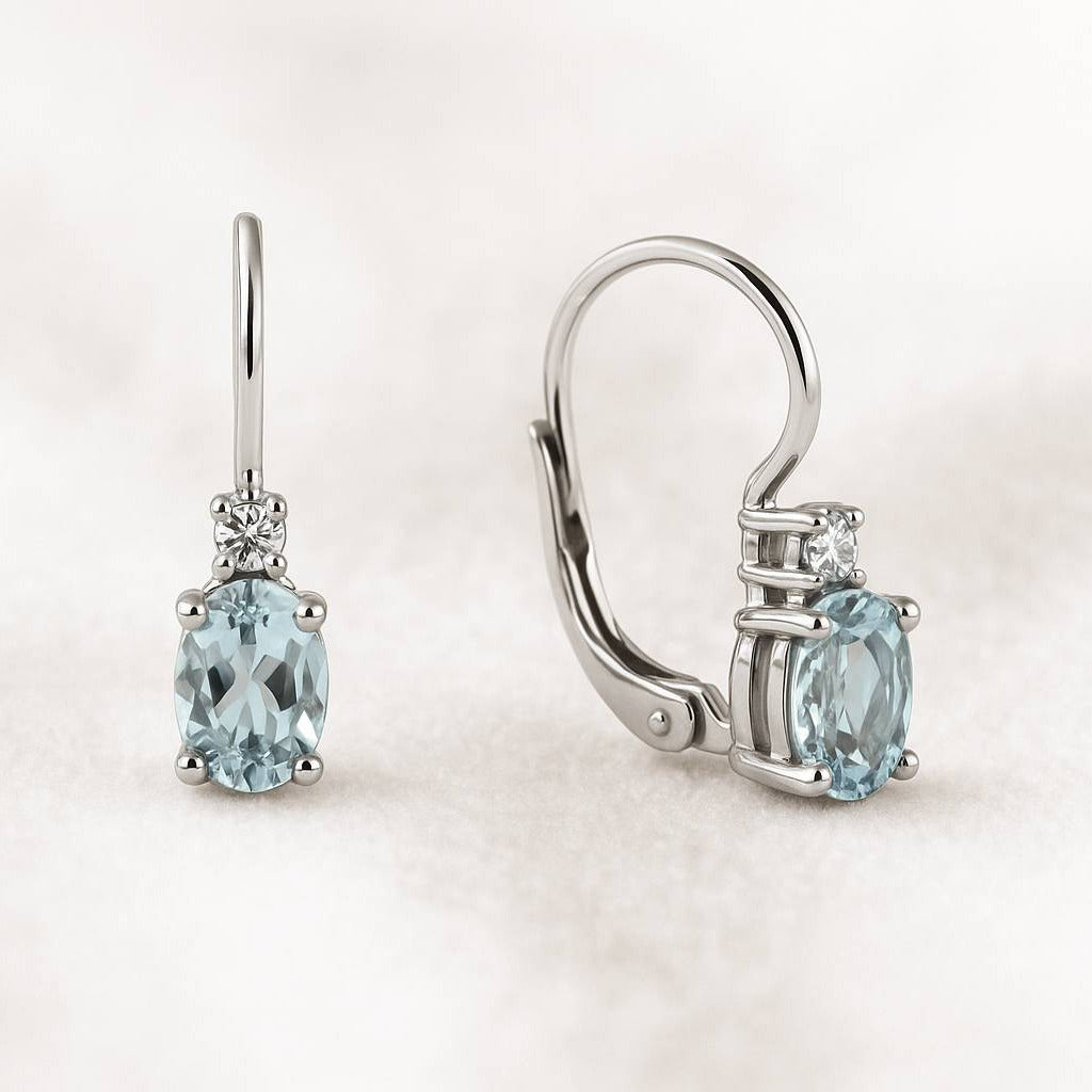 aquamarine earrings 