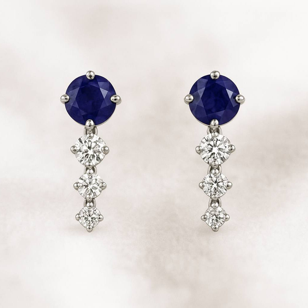 ליאל ספיר כחול ויהלומים 